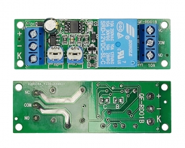 DC 12V Dual Delay Relay Module Adjustable Time 100s-ON 100s-OFF Trigger Control Switch